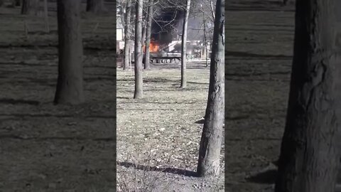 ★★★ Russian BMP Burns in Bucha