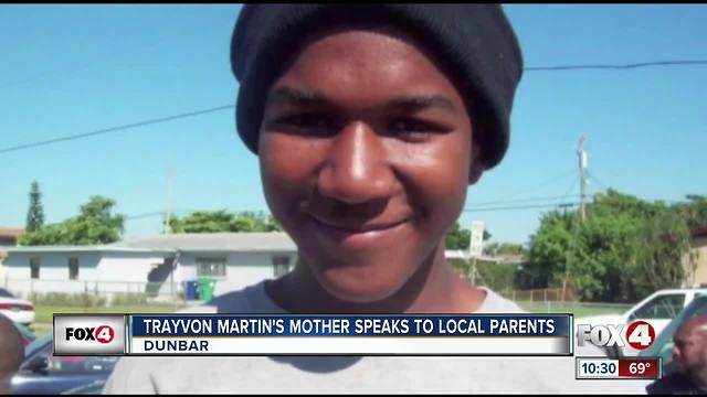 Trayvon Martin's Mom Speaks To Local Parents