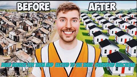 I Built 100 Houses and gave them away !