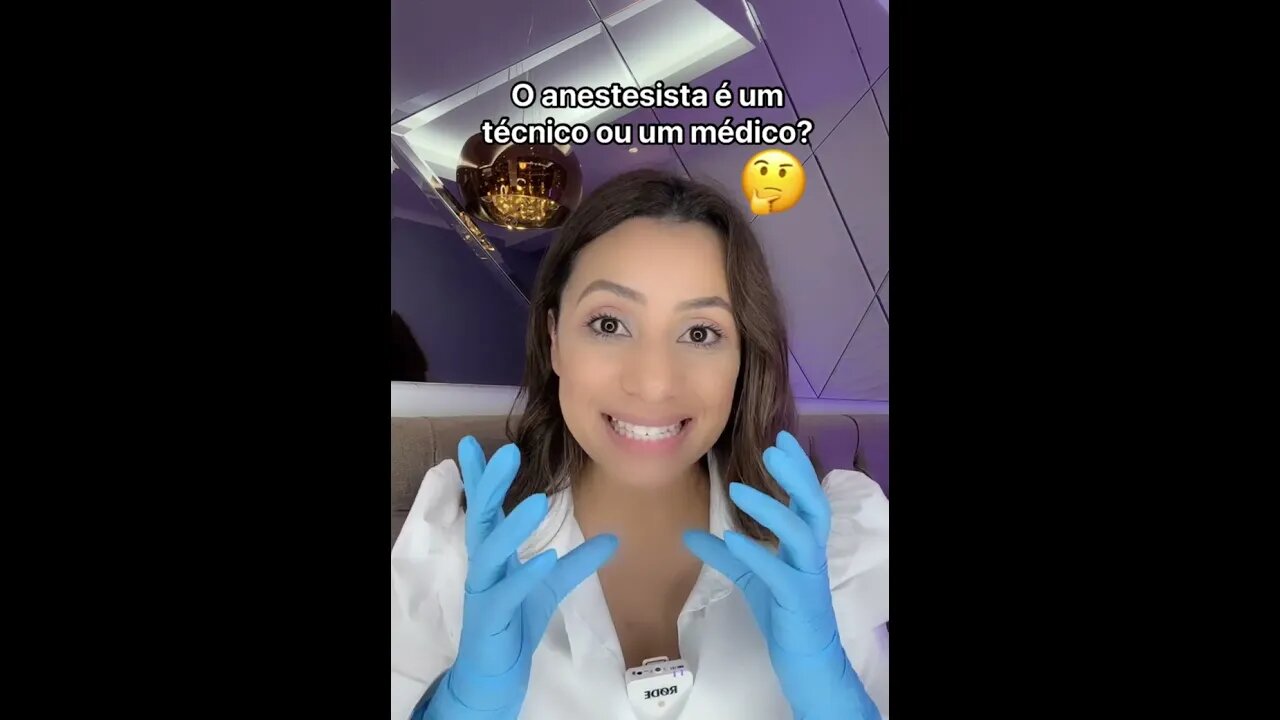 O anestesista do parto ele é um técnico ou médico?