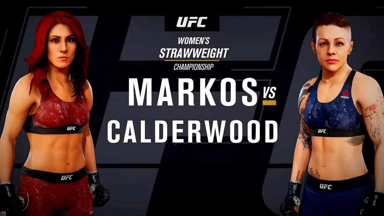 EA Sports UFC 3 Gameplay Joanne Calderwood vs Randa Markos