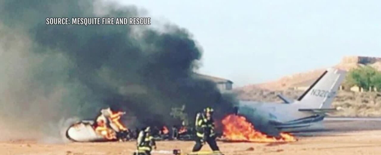 Plane crashes in Mesquite, pilot injured