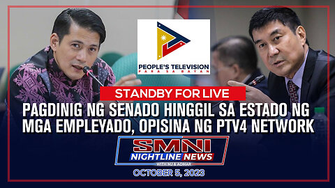 LIVE: Pagdinig ng Senado kaugnay sa estado ng mga empleyado at opisina ng PTV4 network