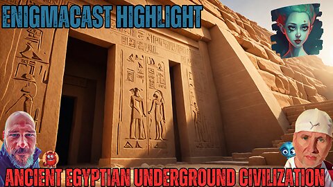 Ancient Egyptian Underground Civilization | #EnigmaCast Highlights