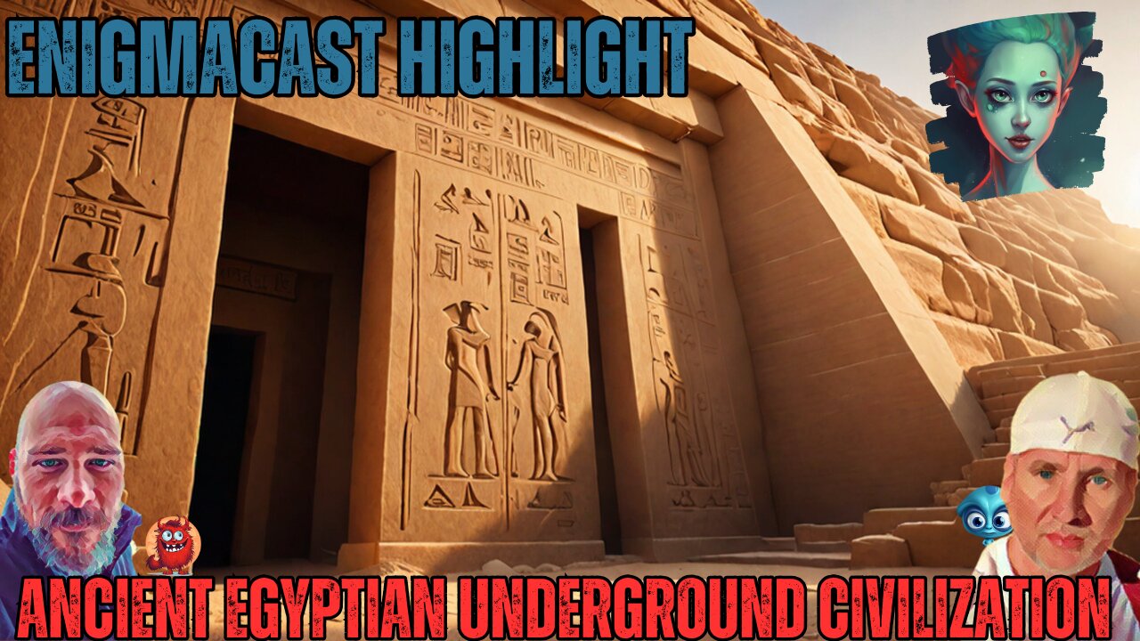 Ancient Egyptian Underground Civilization | #EnigmaCast Highlights