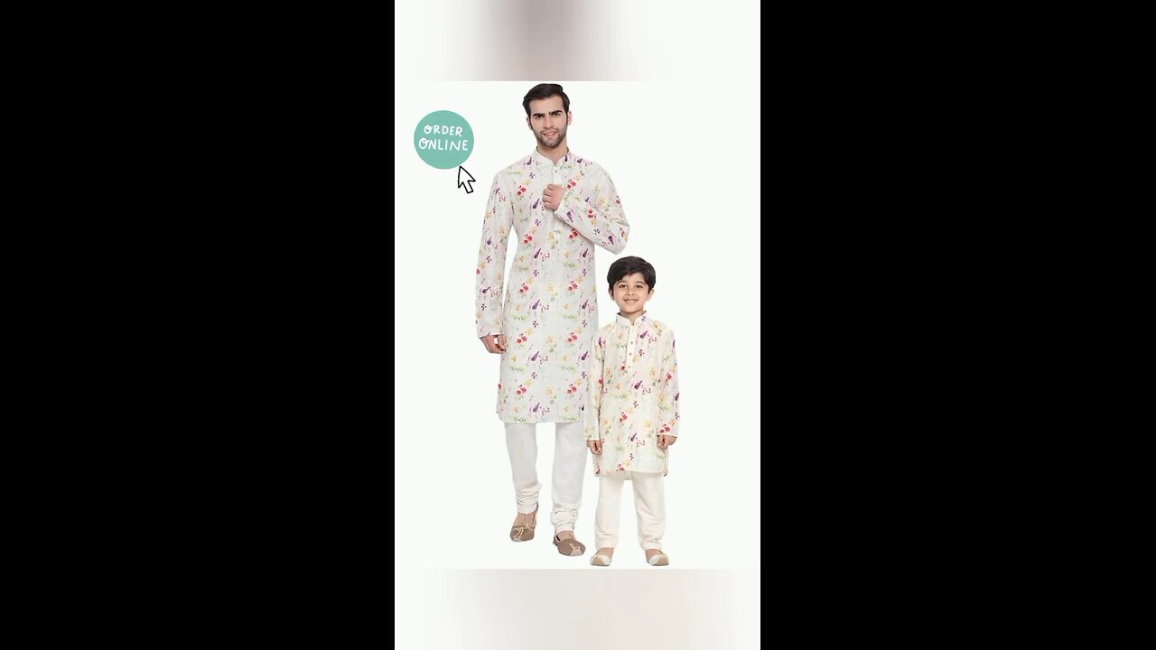 kurta pajma printed