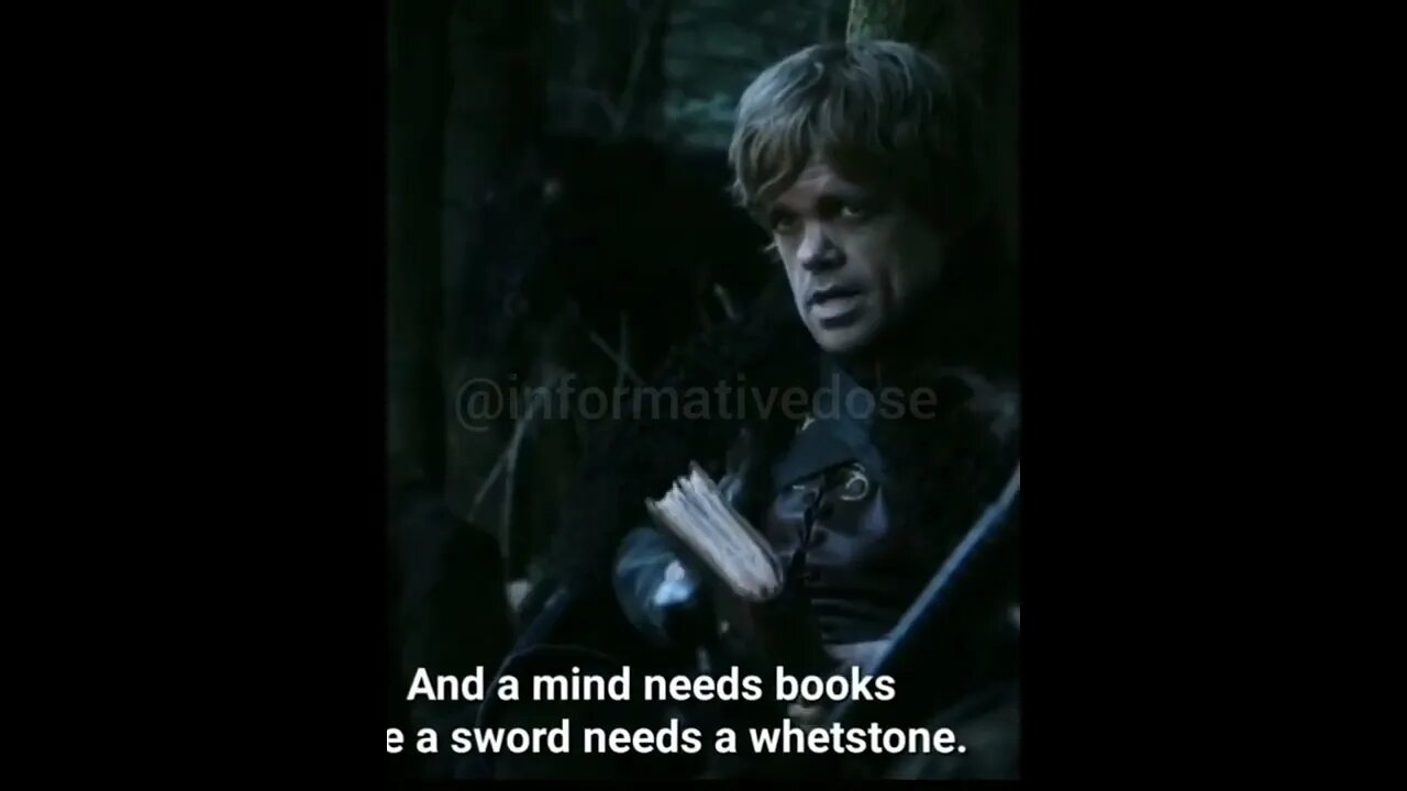 Minds need books to sharpen.