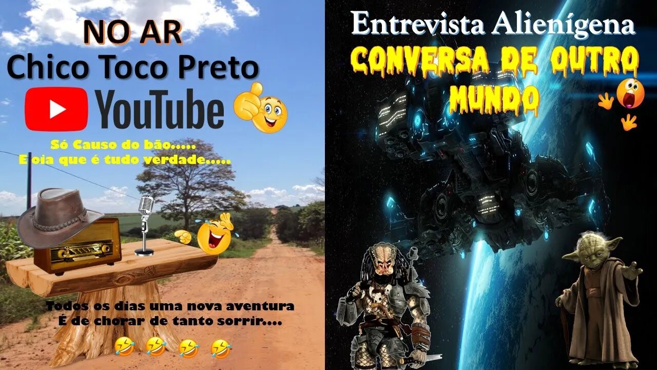 Casos Chico Toco Preto é Entrevistado por Alienígenas em uma Conversa de Outro Mundo... Tem Coragem