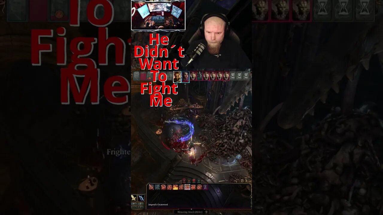 He Didn´t Want To Fight Me #gameplay #baldursgate3 #scandinavianwolf #dnd #shorts