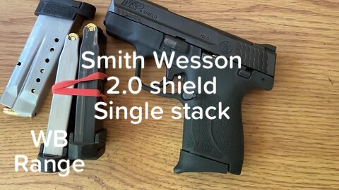 Smith Wesson shield 2.0 single stack. Good pistol.