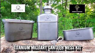 Valtcan Titanium Military Canteen Mess Kit