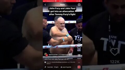 John Fury goes CRAZY on Jake Paul #shorts