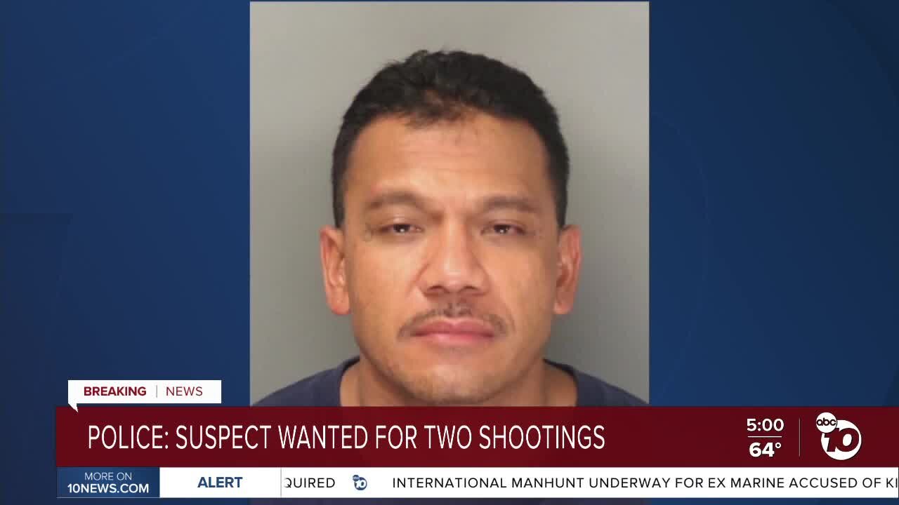 Police: Suspect wanted for two San Diego shootings