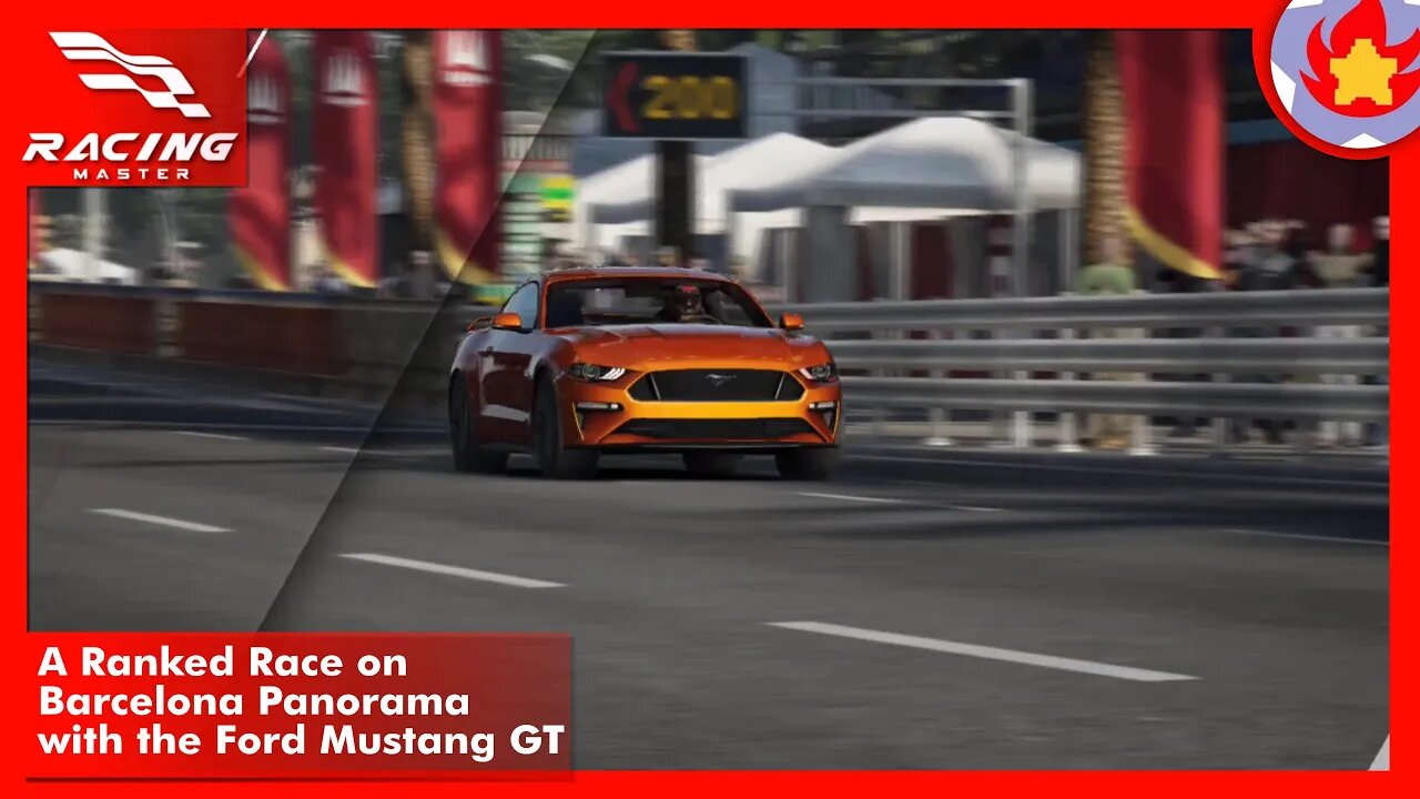 A Ranked Race on Barcelona Panorama with the Ford Mustang GT | Racing Master