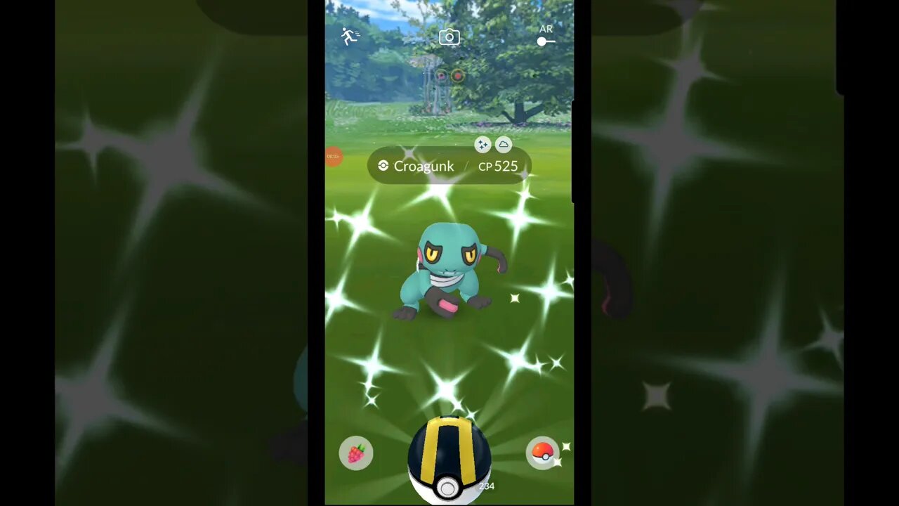 Shiny Croagunk - #pokemongo #pokemon #letsplay #gameplay #gamer