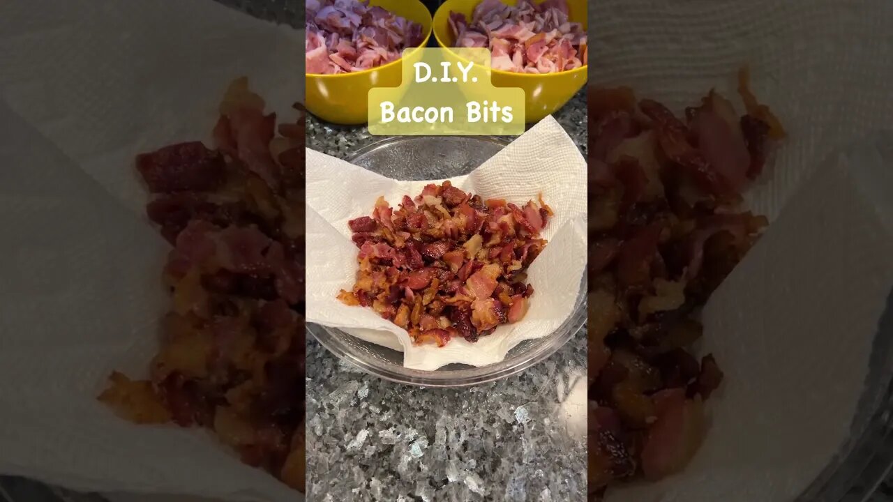 FOOD SHORTS! #diy #airfryer #baconbits #yummy #bacon #shorts #thinkpositivebehappy #likesharefollowmessage #happy