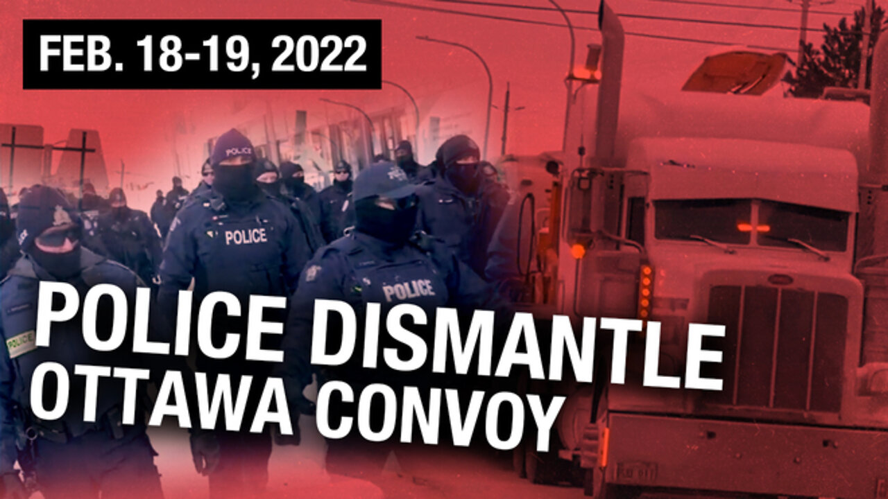 FULL FOOTAGE: Police crackdown on peaceful protesters in Ottawa last weekend