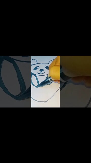 panda art #shorts
