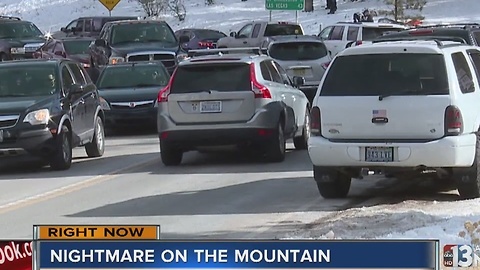 Thousands flock to Mount Charleston for New Year