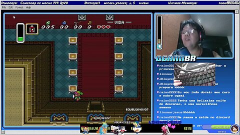 Retro Zelda Minish cap com o tio