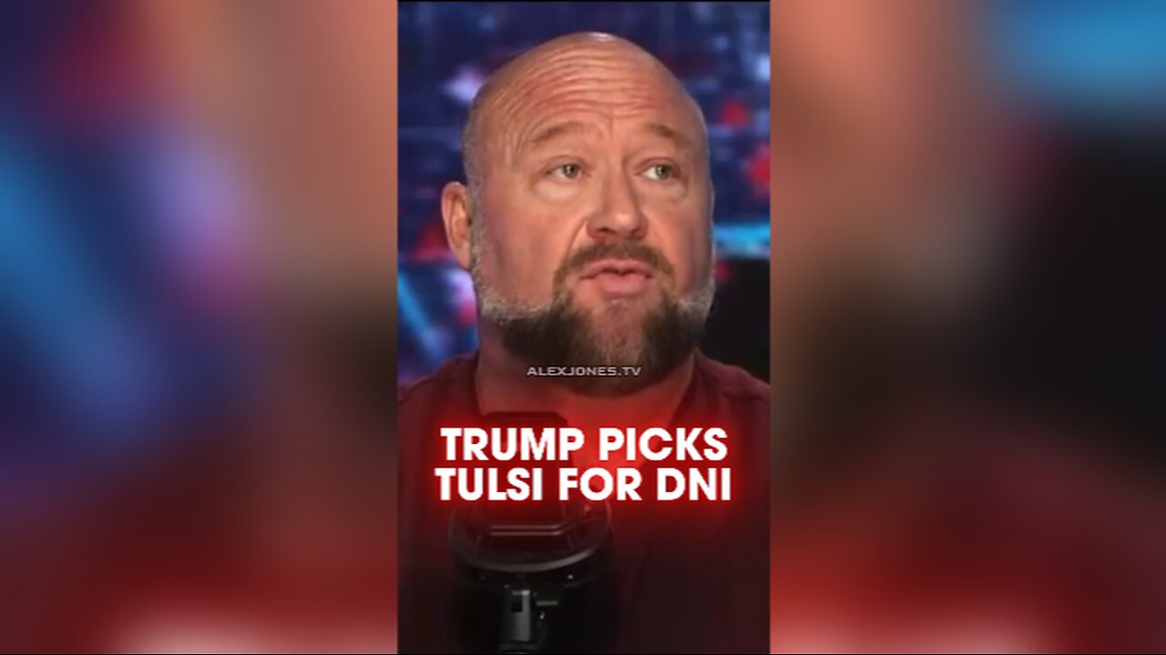 Alex Jones & Roger Stone: Tulsi Gabbard Chosen by Trump For Director of National Intel - 11/13/24