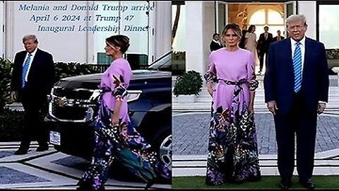 MELANIA and DONALD J. TRUMP- POWER IN the GATES - Mar a Lago 2024!