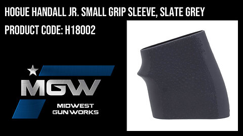 Hogue HandALL Jr. Small Grip Sleeve, Slate Grey - H18002