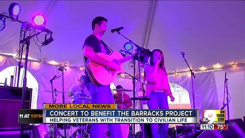 Concert to benefit The Barracks Project