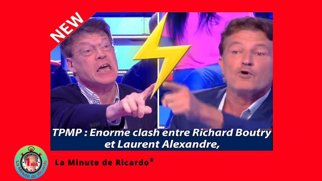 Le journaliste Richard BOUTRY règle son compte à Laurent ALEXANDRE (Hd 720)