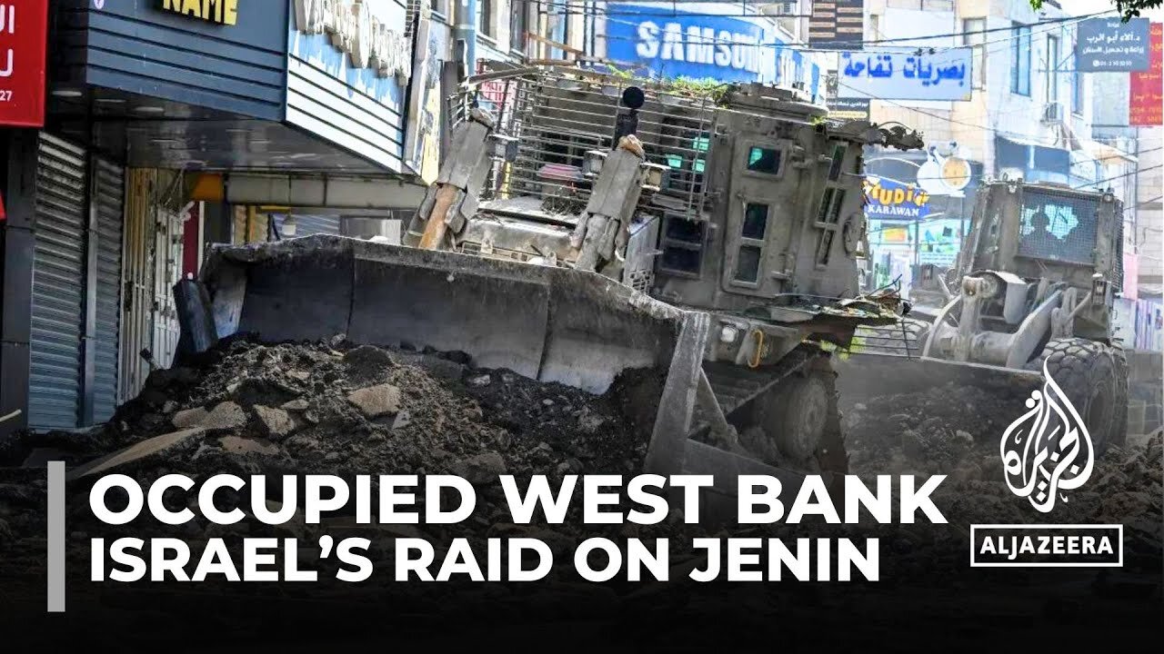 Israeli forces destroy 70% of Jenin's roads in the occupied West Bank