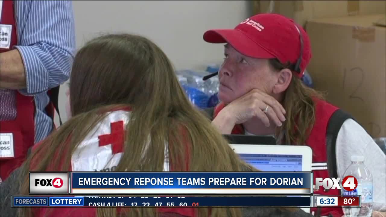 Emergency response teams prepare for Dorian in Southwest Florida