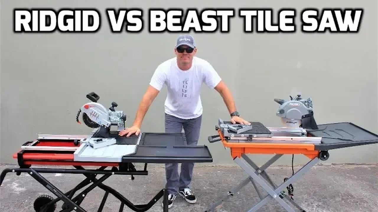 RIDGID 8" Tile Saw Vs. BEAST 7" Tile Saw