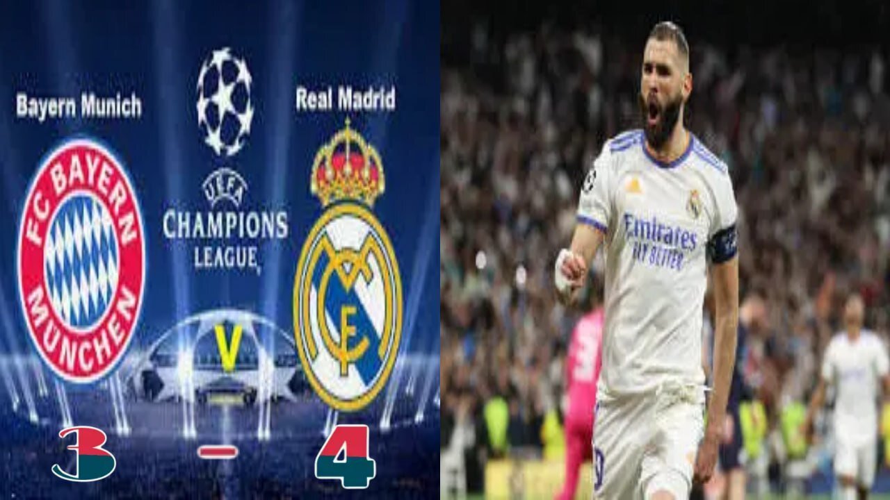 Real Madrid vs Bayern Munich: Last Semi-Final Showdown Before April,2024 | Match Highlights