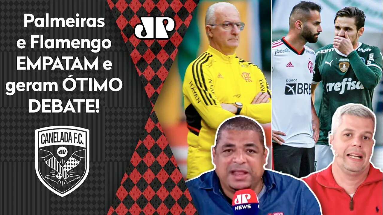 "NÃO! Gente, o Flamengo CLARAMENTE..." 1 a 1 com o Palmeiras gera ÓTIMO DEBATE!