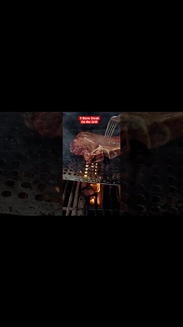 T-Bone Steak On The Grill