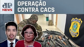 PF prende 49 pessoas com armas de fogo irregulares; Nelson Kobayashi e Dora Kramer analisam