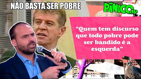 EDUARDO BOLSONARO SOBRE TRETA COM FLÁVIO DINO: “NARRATIVA PARA DIZER QUE SOU PRECONCEITUOSO”