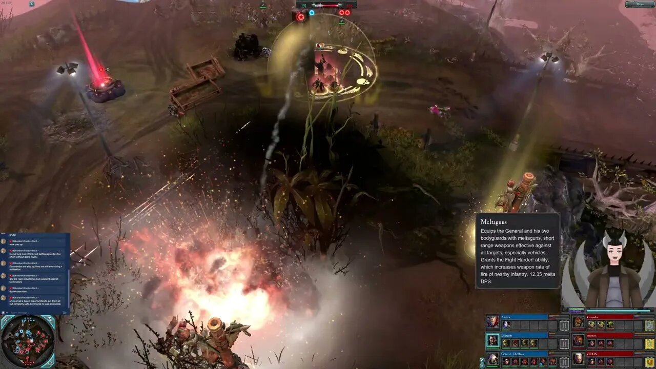Andrea, Leksandr, General - TheHero vs Kazisasha, [Foreign Name], Zoxin || Dawn of War 2: Elite Mod
