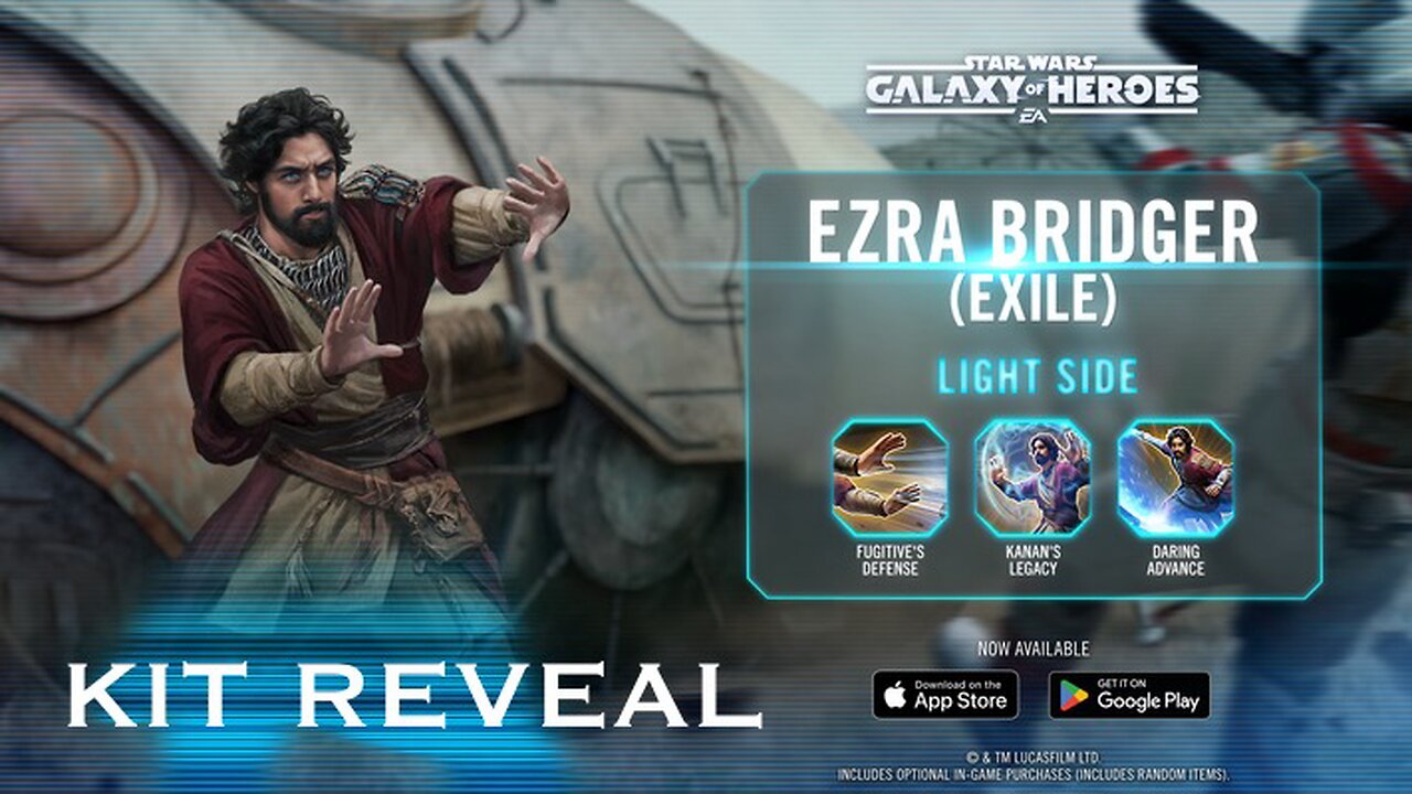 *NEW* Character Inbound: Ezra Bridger (Exile) | Kit Reveal | GL Ahsoka Lifter