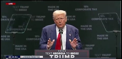 Trump: "Isn’t it nice to have a president that doesn’t need a teleprompter?"