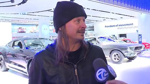 Kid Rock at the North American International Auto Show