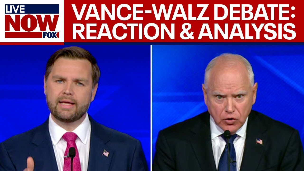 Vance-Walz VP Debate: Reaction and analysis | LiveNOW from FOX