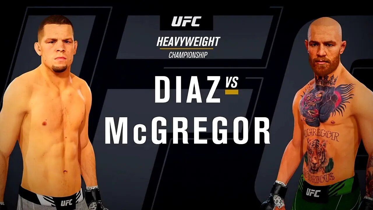 EA Sports UFC 4 Gameplay Conor McGregor vs Nate Diaz