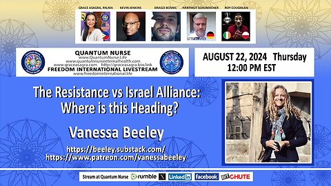 Featured Guest: Vanessa Beeley -"The Resistance vs Israel Alliance: Where is this Heading?" with Guest hosts Kevin Jenkins and Drago Bosnic