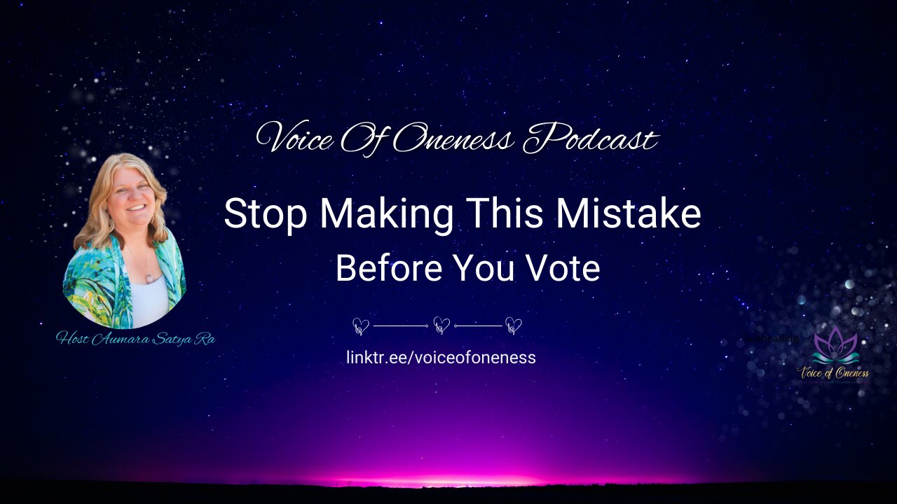 Stop Making This Mistake Before You Vote