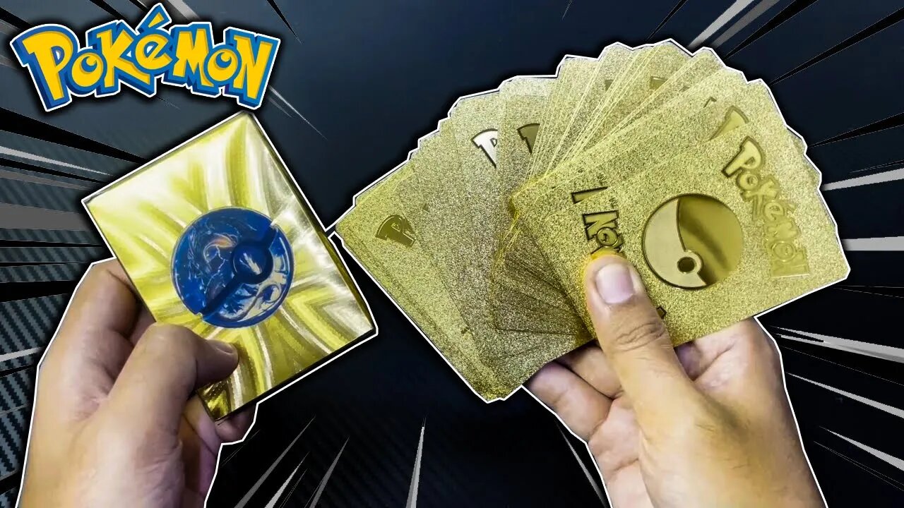 💥Unboxing Kartu Pokemon Emas💥Kartu Pokemon Gold💥kartu Pokemon Metal💥Kartu Pokemon Foil💥