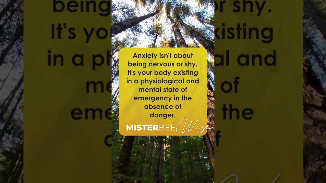 Anxiety isn't what you think. #shorts #motivation #inspiration #quotes