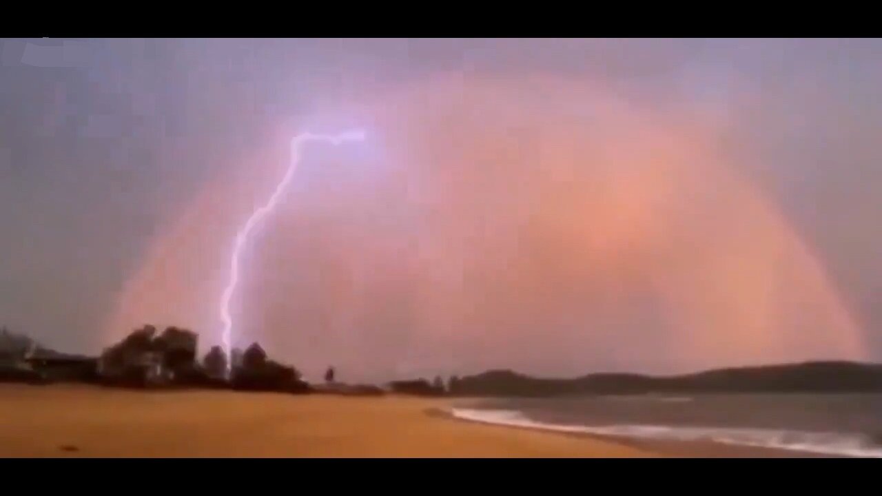 A Large Dome Forms Over A Small Town In Australia That Protects It From Lightning Bolts!