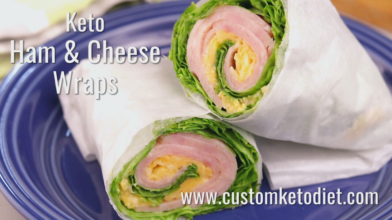 Keto Ham & Cheese Wraps