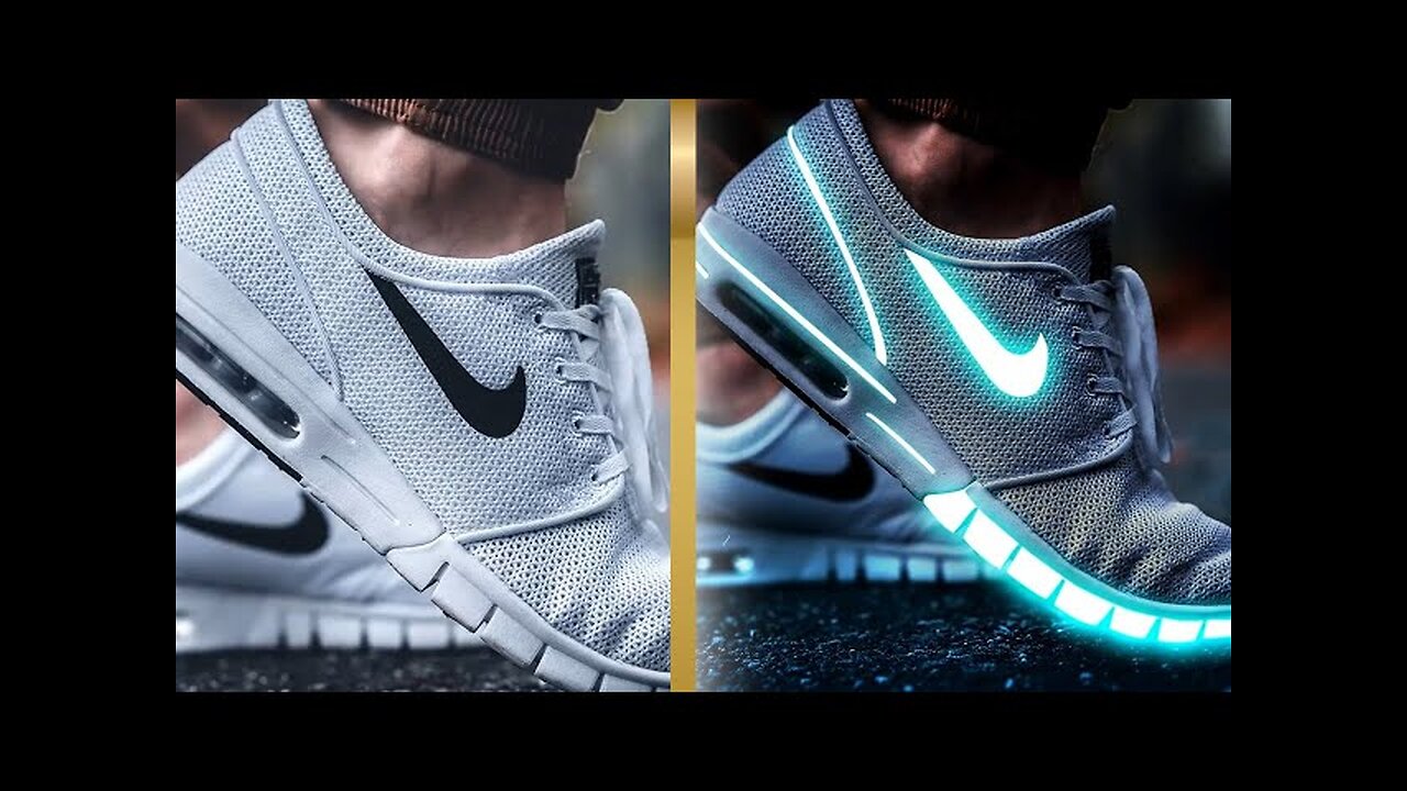 How To Create Neon Glowing Shoes Photo Effect